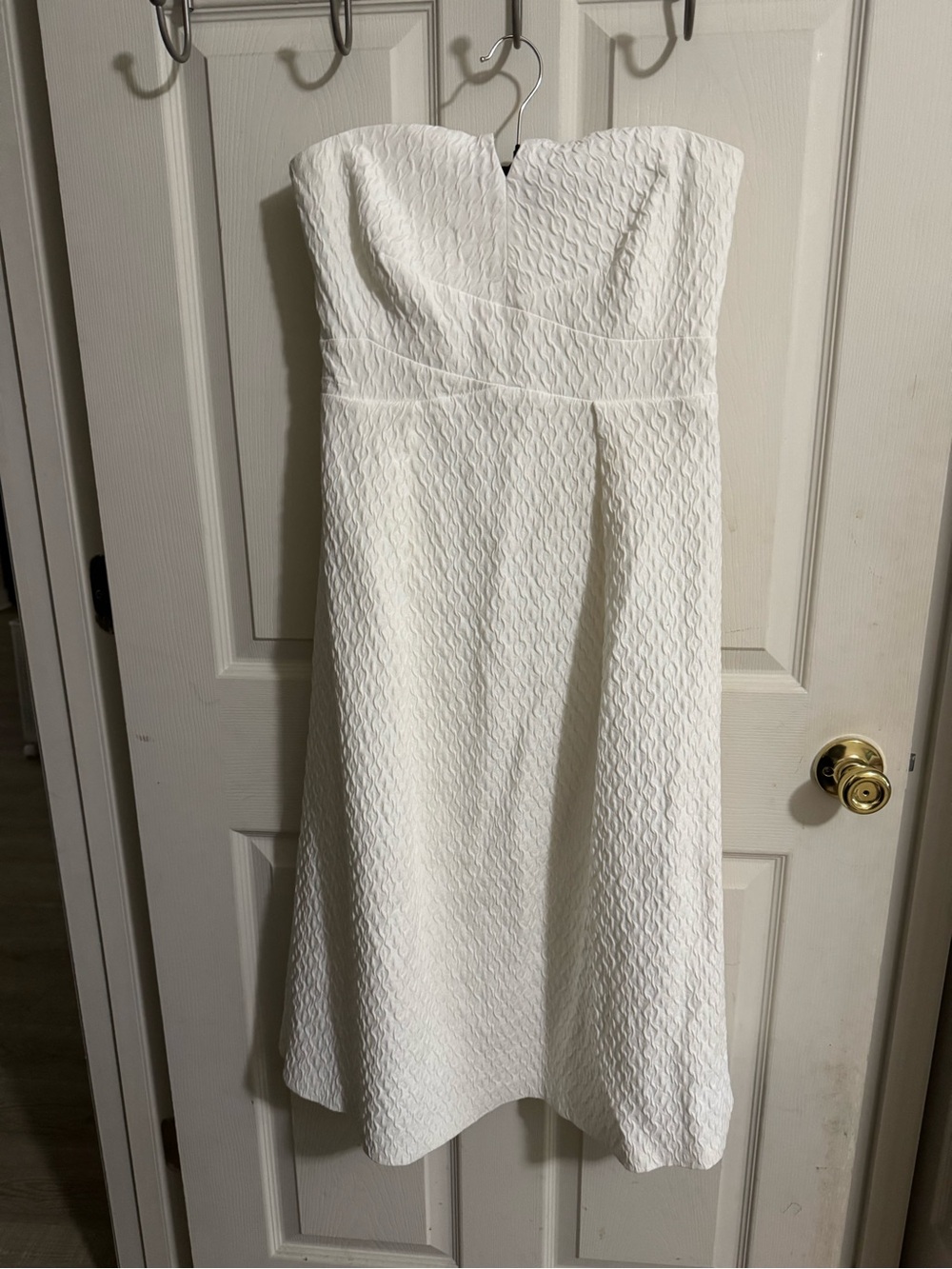 Esprit Strapless Textured A-Line Dress